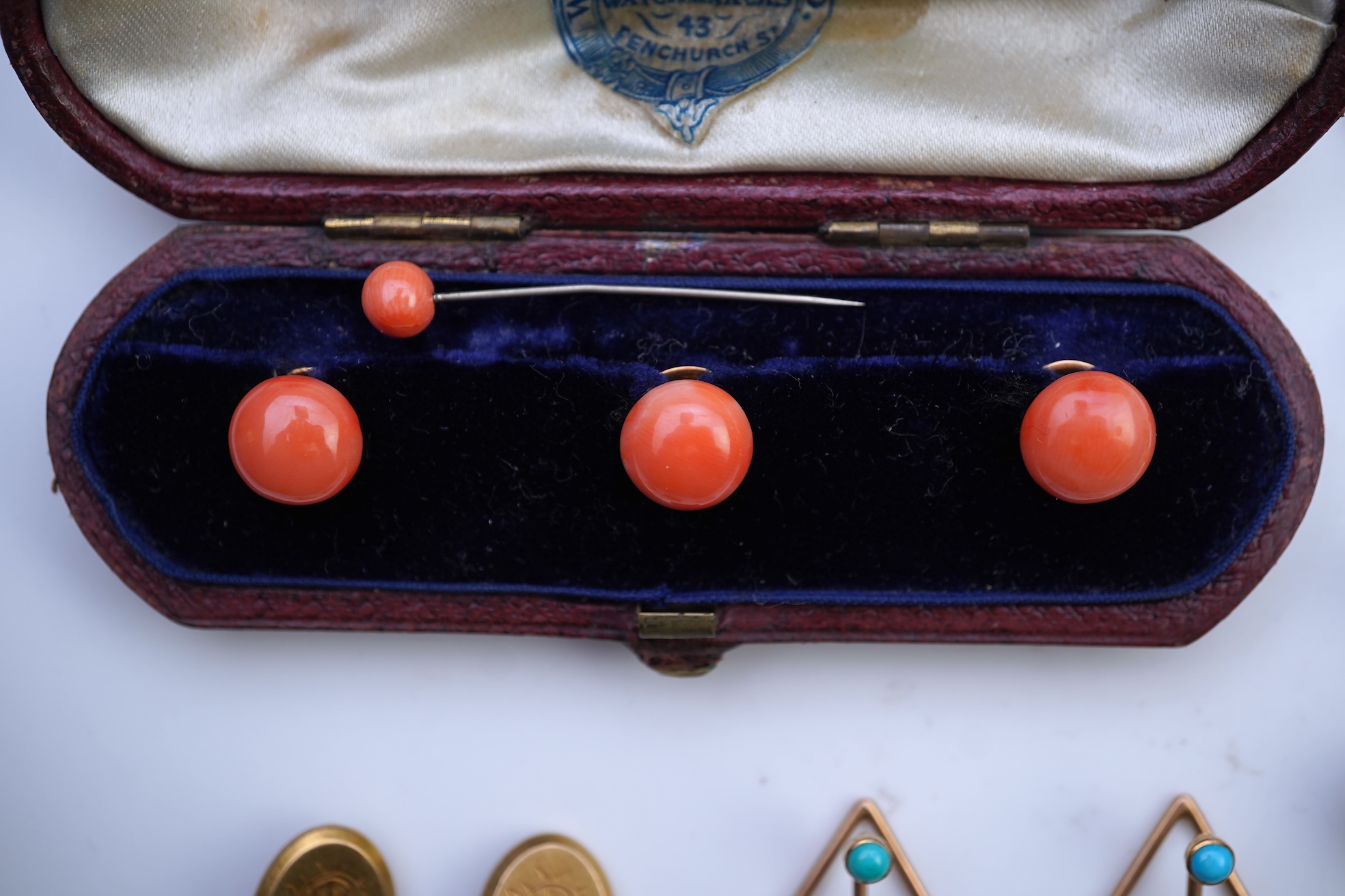 A collection of dress accessories, early 20th century